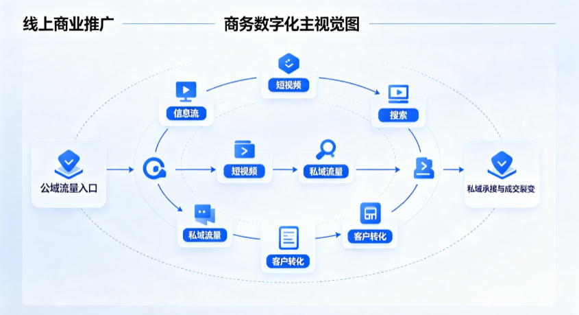 韶山市线上商业推广怎么做？全域流量闭环搭建与低成本转化实战指南